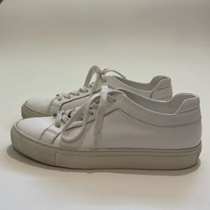 M.Gemi The Palestra White Leather Sneakers